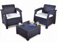 Комплект мебели из двух кресел и стола KETTER Corfu weekend Комплект мебели из двух кресел и стола KETTER Corfu weekend