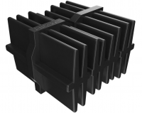 Пластиковый соединитель 60х40 мм HILST connect 3D для алюминиевой лаги Hilst Professional Пластиковый соединитель 60х40 мм HILST connect 3D для алюминиевой лаги Hilst Professional