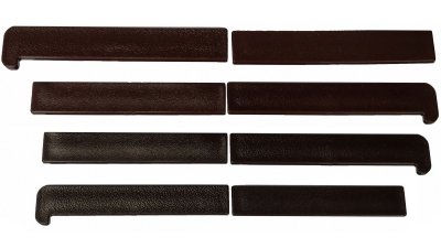 Комплект из 4 заглушек торцевых для пустотелых ступеней Deckron 27х320 мм