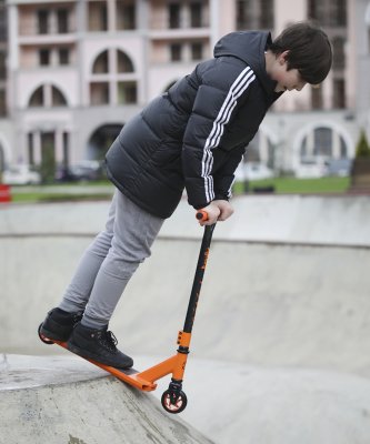 БЕЗ УПАКОВКИ Самокат трюковый Phoenix Orange 100 мм