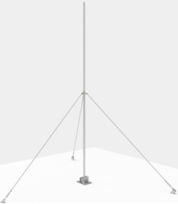 Мачта стальная телескопическая 14м