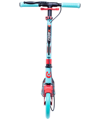 БЕЗ УПАКОВКИ Самокат 2-колесный Rank 200 мм, ручной тормоз, мятный/красный