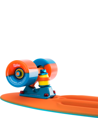 БЕЗ УПАКОВКИ Круизер пластиковый Sunrise, 22''x6'', ABEC-9