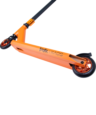 БЕЗ УПАКОВКИ Самокат трюковый Phoenix Orange 100 мм