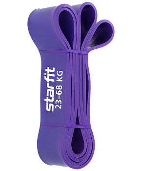 УЦЕНКА Эспандер многофункциональный ES-802 ленточный, 23- 68 кг, 208х6,4 см, фиолетовый