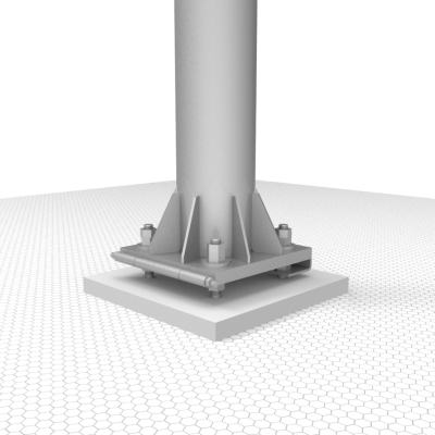 Мачта стальная свободностоящая 8м облегченная