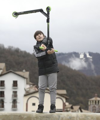 БЕЗ УПАКОВКИ Самокат трюковый Gloom Pink 110 мм