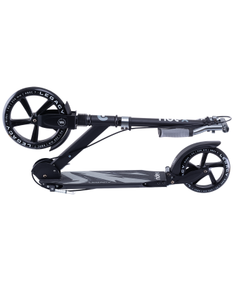 БЕЗ УПАКОВКИ Самокат 2-колесный Legacy 250/200 мм, ручной тормоз, черный