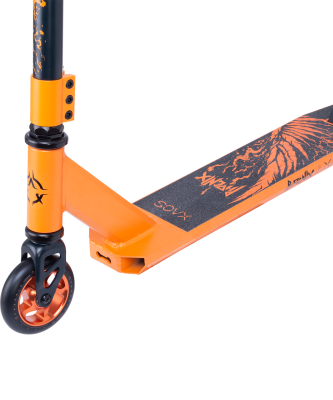 БЕЗ УПАКОВКИ Самокат трюковый Phoenix Orange 100 мм