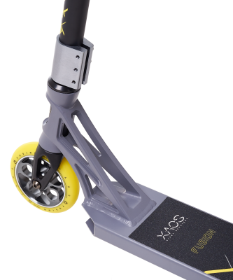 Самокат трюковый Fusion Yellow 120 мм