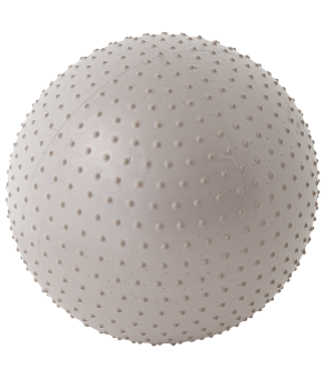 Фитбол массажный GB-301 антивзрыв, тепло-серый пастельный, 75 см