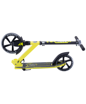 БЕЗ УПАКОВКИ Самокат 2-колесный Stealth 230/200 мм, зеленый