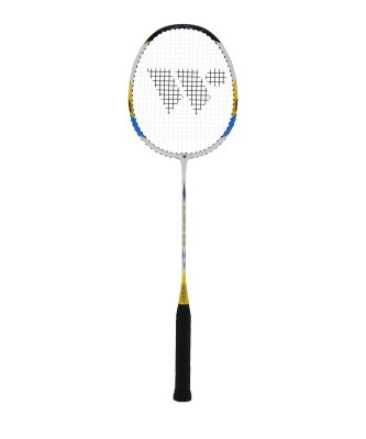 Набор для бадминтона Alumtec 502, 2 ракетки, 2 волана, синий/желтый