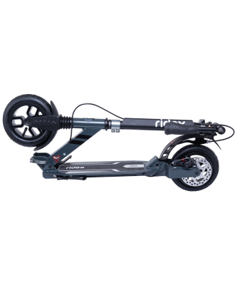 БЕЗ УПАКОВКИ Самокат 2-колесный Route 200 мм, дисковый тормоз, черный