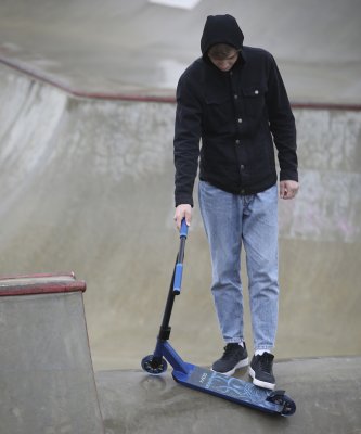 БЕЗ УПАКОВКИ Самокат трюковый Leviathan 125 мм