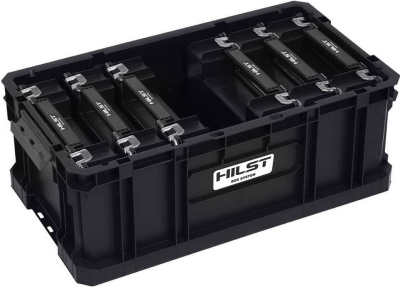 Ящик с 6-ю органайзерами HILST Indoor 1x Box 200 + 6x Organizer Multi, размер 530x295x195 мм