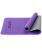 Коврик для йоги и фитнеса FM-201, TPE, 173x61x0,5 см, фиолетовый/серый