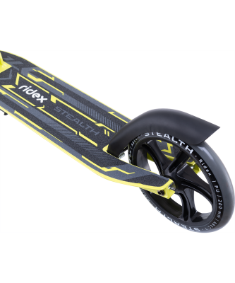 БЕЗ УПАКОВКИ Самокат 2-колесный Stealth 230/200 мм, зеленый