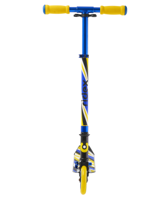 БЕЗ УПАКОВКИ Самокат 2-колесный Flow 125 мм, синий/желтый