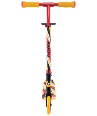 БЕЗ УПАКОВКИ Самокат 2-колесный Flow 125 мм, красный/желтый
