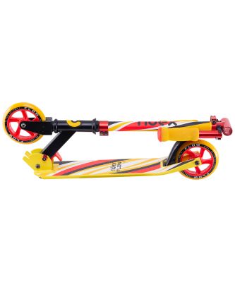 БЕЗ УПАКОВКИ Самокат 2-колесный Flow 125 мм, красный/желтый